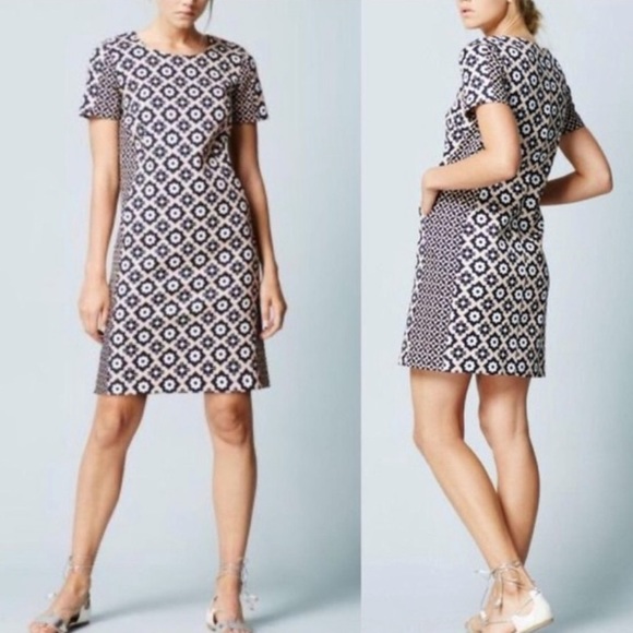 Boden Dresses & Skirts - Boden WH988 Pippa Mini Floral Pink Navy Blue Dress Sz 2R